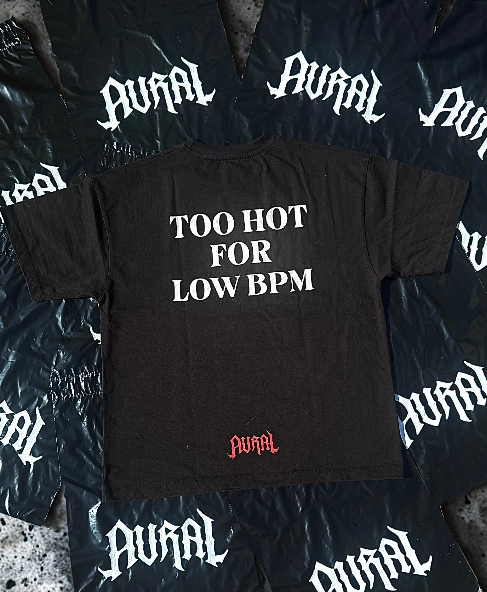 TOO HOT FOR LOW BPM - BLACK REFLECTIVE