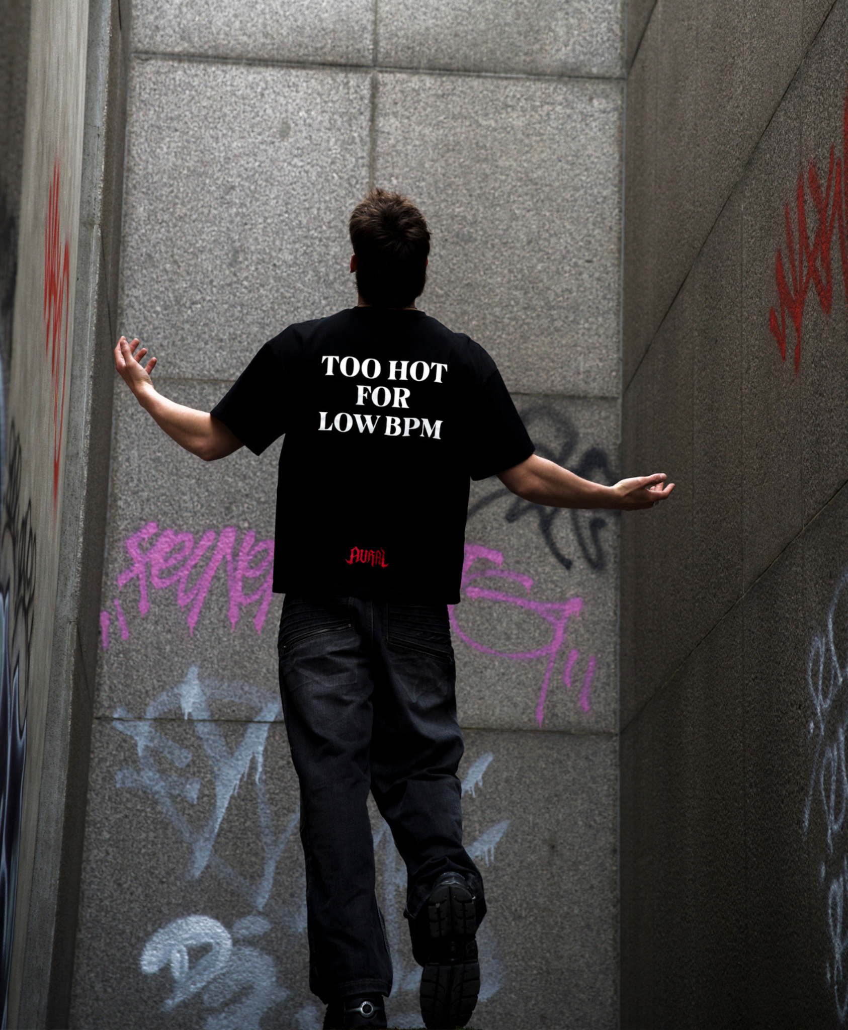 TOO HOT FOR LOW BPM - BLACK REFLECTIVE