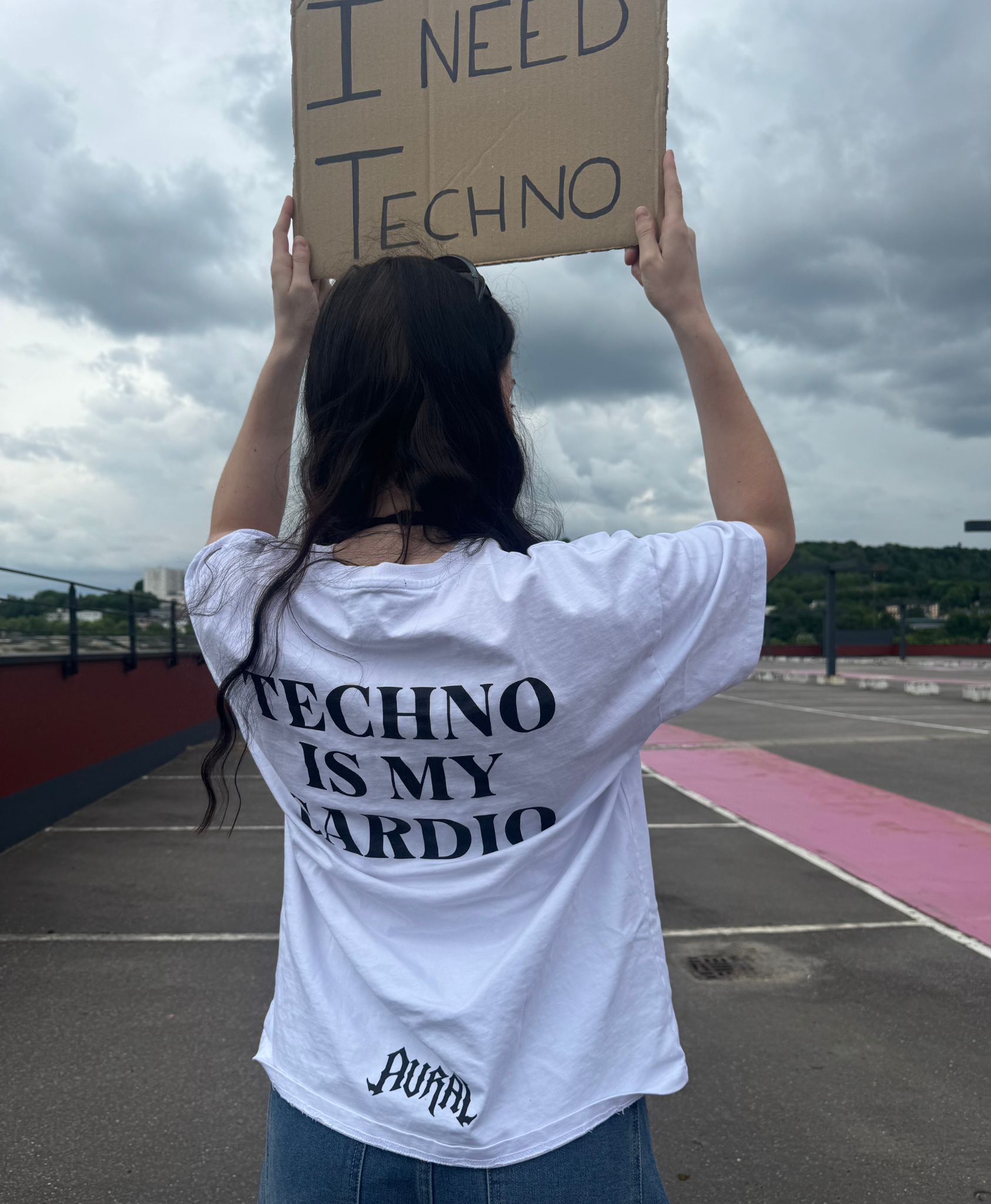 TECHNO IS MY CARDIO - WHITE