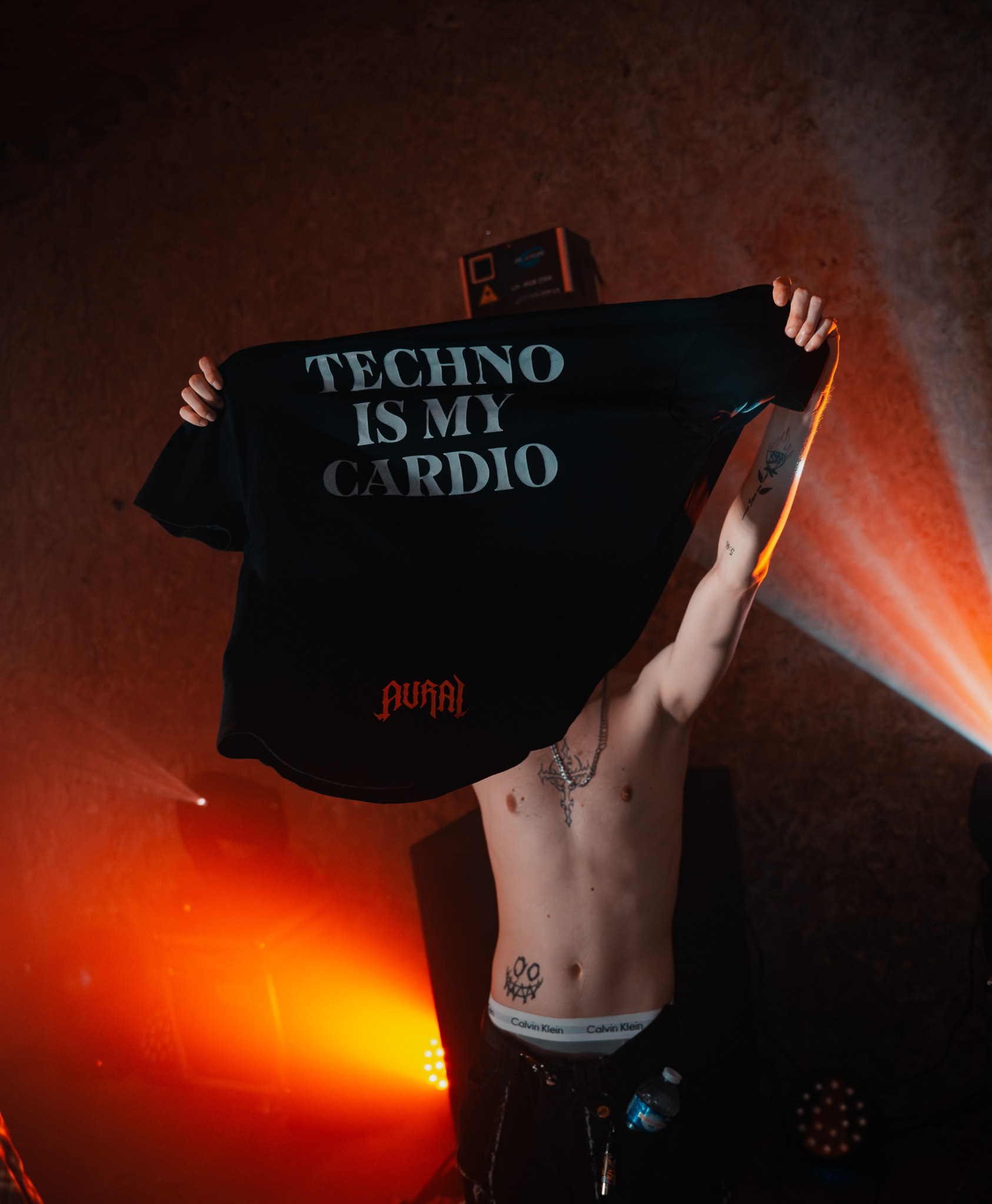 TECHNO IS MY CARDIO - BLACK REFLECTIVE